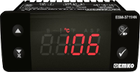 Emko ESM 3711 HN.8.11.0.1/00.00/1.0.0.0 Tweestandenregelaar Temperatuurregelaar Pt100  50 tot 400 °C Relais 16 A (l x b x h) 65 x 76 x 35 mm