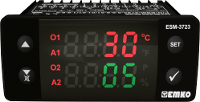 Emko ESM 3723.5.6.6.0.2/01.01/1.6.6.0 Tweestanden  en PID regelaar Temperatuurregelaar SSR (l x b x h) 65 x 76 x 35 mm
