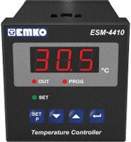 Emko ESM 4410.2.10.0.1/00.00/2.0.0.0 Tweestandenregelaar Temperatuurregelaar K 0 tot 999 °C Relais 7 A (l x b x h) 95 x 48 x 48 mm