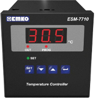 Emko ESM 7710.5.10.0.1/01.00/2.0.0.0 Tweestandenregelaar Temperatuurregelaar K 0 tot 999 °C Relais 7 A (l x b x h) 95 x 72 x 72 mm