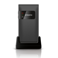 Emporia Flipbasic Senioren Mobiele Telefoon Zwart