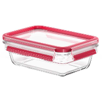 Emsa Clip & Close Glazen vershoudbakje, 0,7 L doos