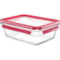 Emsa Clip & Close Glazen vershoudbakje 1,3 L doos