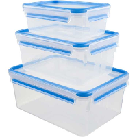 Emsa Clip & Close vershoudbakjes, 3 delige set, 1,0 / 3,2 / 3,7 L doos