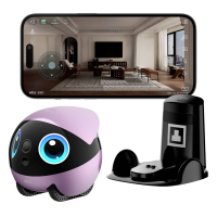 EnaBot Enabot EBO Air 2 Plus Haustier  roboter Huisdierrobot Zwart, Pink 1 stuk(s)
