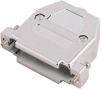 Encitech CCOV37SCMP 2360 0105 04 D sub behuizing Aantal polen: 37 Kunststof 180 ° Metallic 1 stuk(s)