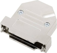 Encitech D45NT25 M K 1060 0106 13 D sub behuizing Aantal polen: 25 Kunststof, gemetalliseerd 45 ° Zilver 1 stuk(s)