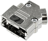Encitech D45PK M 09 K 6560 0146 11 Aantal polen: 9 Kunststof, gemetalliseerd 45 ° Zilver 1 stuk(s)