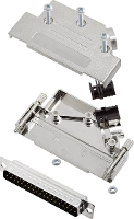 Encitech D45PK M 37 DBP K 6355 0009 04 D sub male connectorset 45 ° Aantal polen: 37 Soldeerkelk 1 set(s)