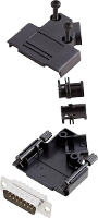 Encitech D45PK P 15 DBP K 6355 0034 02 D sub male connectorset 45 ° Aantal polen: 15 Soldeerkelk 1 set(s)