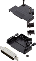 Encitech D45PK P 25 DBP K 6355 0034 03 D sub male connectorset 45 ° Aantal polen: 25 Soldeerkelk 1 set(s)