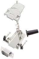 Encitech D45ZF09 DMP W K 6355 8047 01 D sub male connectorset 45 ° Aantal polen: 9 Soldeerkelk 1 stuk(s)