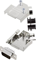Encitech D45ZK09 DBP K 6355 0003 01 D sub male connectorset 45 ° Aantal polen: 9 Soldeerkelk 1 set(s)