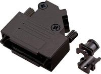 Encitech D45ZK15 BK K 6560 0116 12 D sub behuizing Aantal polen: 15 Volledig metaal 45 ° Zwart 1 stuk(s)