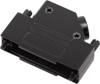 Encitech D45ZK25 BK K 6560 0116 13 D sub behuizing Aantal polen: 25 Volledig metaal 45 ° Zwart 1 stuk(s)