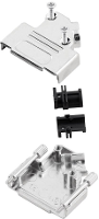 Encitech D45ZK25 NM K 6560 0166 13 D sub behuizing Aantal polen: 25 Tinspuitgiet 45 ° Metaal 1 stuk(s)