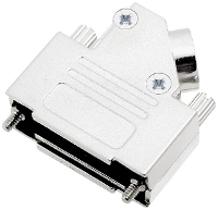 Encitech D45ZK50 6561 0106 15 D sub behuizing Aantal polen: 50 Volledig metaal 45 ° Zilver 1 stuk(s)