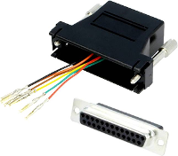 Encitech DA09 SMJ6 K RC D sub adapter D sub bus 9 polig   RJ12 bus 6p6c 1 stuk(s)