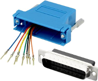 Encitech DA9 PMJ8 K B RC D sub adapter D sub stekker 9 polig   RJ45 bus 8p8c 1 stuk(s)
