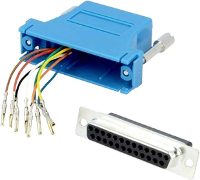 Encitech DA9 SMJ8 K B RC D sub adapter D sub bus 9 polig   RJ45 bus 8p8c 1 stuk(s)
