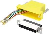 Encitech DA9 SMJ8 K Y RC D sub adapter D sub bus 9 polig   RJ45 bus 8p8c 1 stuk(s)