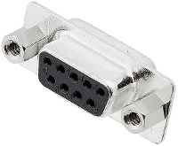 Encitech DB09 SS J 2101 0182 11 D sub female connector 180 ° Aantal polen: 9 Soldeerkelk 1 stuk(s) Tray