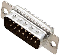 Encitech DB15 SP 2101 0180 02 D sub male connector 180 ° Aantal polen: 15 Soldeerkelk 1 stuk(s) Tray