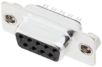 Encitech DB15 SS K 2101 0181 12 D sub female connector 180 ° Aantal polen: 15 Soldeerkelk 1 stuk(s) Tray