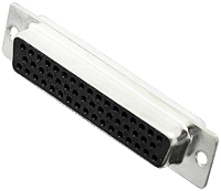 Encitech DB50 SS 2101 0180 15 D sub female connector 180 ° Aantal polen: 50 Soldeerkelk 1 stuk(s) Tray