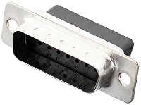 Encitech DBC15 SP 2101 0190 02 D sub male connector 180 ° Aantal polen: 15 Crimpen 1 stuk(s) Tray
