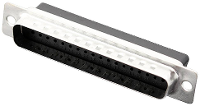 Encitech DBC37 SP 2101 0190 04 D sub male connector 180 ° Aantal polen: 37 Crimpen 1 stuk(s) Tray