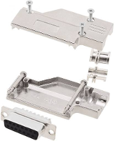 Encitech DCMR FK 09 DBS K 6355 0065 11 D sub female connectorset 90 ° Aantal polen: 9 Soldeerkelk 1 set(s)