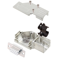 Encitech DCMR09 FK DMS W K 6355 8065 31 D sub female connectorset 90 ° Aantal polen: 9 Soldeerkelk 1 stuk(s)