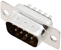 Encitech DM09 SP 2101 0200 01 D sub male connector 180 ° Aantal polen: 9 Soldeerkelk 1 stuk(s) Tray