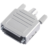 Encitech DPPK M 09 K 6260 0105 01 D sub behuizing Aantal polen: 9 Kunststof, gemetalliseerd 180 ° Zilver 1 stuk(s)