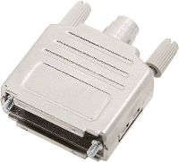 Encitech DPPK M 15 K 6260 0105 02 D sub behuizing Aantal polen: 15 Kunststof, gemetalliseerd 180 ° Zilver 1 stuk(s)