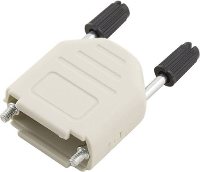 Encitech DPPK09 DE K 6353 0102 01 D sub behuizing Aantal polen: 9 Kunststof 180 ° Computer grijs 1 stuk(s)