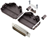 Encitech DPPK25 BK HDP44 W K 6355 8011 03 D sub male connectorset 180 ° Aantal polen: 44 Soldeerkelk 1 stuk(s)