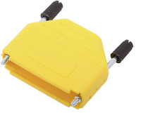 Encitech DPPK25 Y K 6353 0105 03 D sub behuizing Aantal polen: 25 Kunststof 180 ° Geel 1 stuk(s)