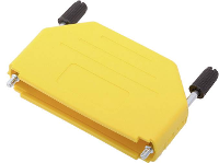 Encitech DPPK37 Y K 6353 0105 04 D sub behuizing Aantal polen: 37 Kunststof 180 ° Geel 1 stuk(s)
