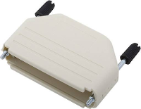 Encitech DPPK50 DE K 6353 0102 05 D sub behuizing Aantal polen: 50 Kunststof 180 ° Computer grijs 1 stuk(s)