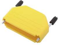 Encitech DPPK50 Y K 6353 0105 05 D sub behuizing Aantal polen: 50 Kunststof 180 ° Geel 1 stuk(s)