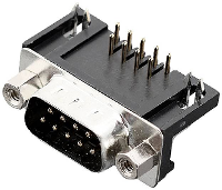 Encitech DRB 09M TBG 110 2103 2100 01 D sub male connector 90 ° Aantal polen: 9 Soldeerpennen 1 stuk(s) Tray