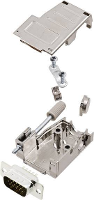 Encitech DSSK09 M HDP15 K 6355 0085 01 D sub male connectorset 45 °, 180 ° Aantal polen: 15 Soldeerkelk 1 stuk(s)