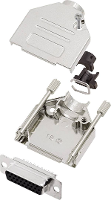 Encitech DTCK15 HDS26 K 6355 0062 12 D sub female connectorset 180 ° Aantal polen: 26 Soldeerkelk 1 set(s)