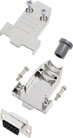 Encitech DTNT09 M DBS K 6355 0070 21 D sub female connectorset 180 ° Aantal polen: 9 Soldeerkelk 1 set(s)