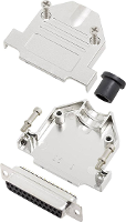 Encitech DTNT25 M DBS K 6355 0070 23 D sub female connectorset 180 ° Aantal polen: 25 Soldeerkelk 1 set(s)
