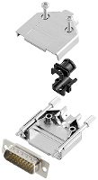 Encitech DTPK15 M HDP26 W K 6355 8056 02 D sub male connectorset 180 ° Aantal polen: 26 Soldeerkelk 1 stuk(s)