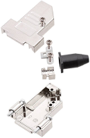 Encitech DTSL09 RG SJS M2.5 S K 6560 2218 31 D sub behuizing Aantal polen: 9 Tinspuitgiet 45 ° Metaal 1 stuk(s)
