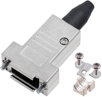 Encitech DTSL09 RG SJS M2.5 T K 6560 2217 31 D sub behuizing Aantal polen: 9 Tinspuitgiet 180 ° Metaal 1 stuk(s)